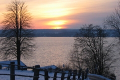 Sonnenuntergang im Winter